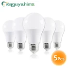 Kaguyahime 5 шт. светодиодный светильник E27 24 Вт 20 Вт 15 Вт 12 Вт 9 Вт 6 Вт 3 Вт AC 220 В E14 Светодиодный прожектор лампа высокой яркости Lampadas Lamparas Bombillas