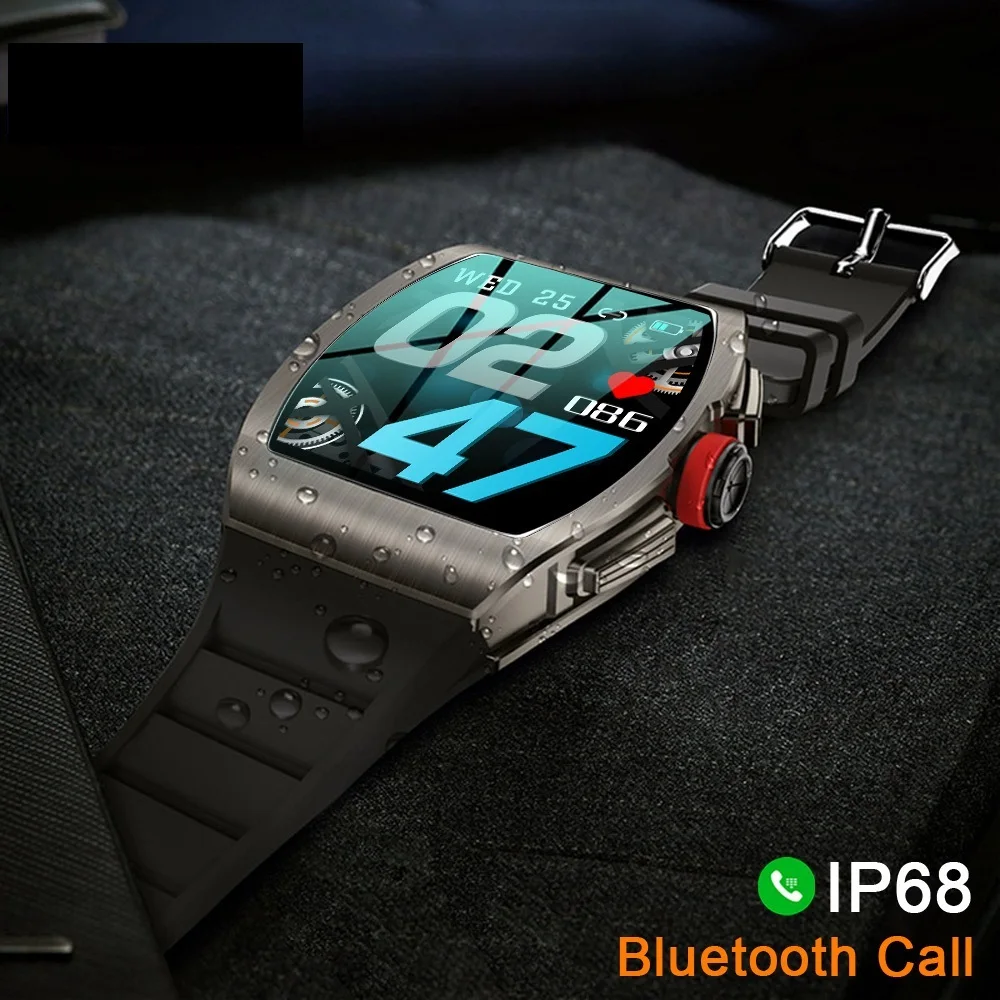 

Умные часы TK1-8 1,4 дюйма, мужские водонепроницаемые Смарт-часы с Bluetooth и функцией звонка, IP68, женские фитнес-часы с пульсометром и тонометром