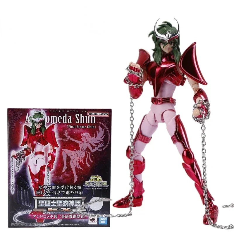 Bandai Оригинальная Ткань Миф EX анимационная модель Andromeda Shun финальная бронзовая