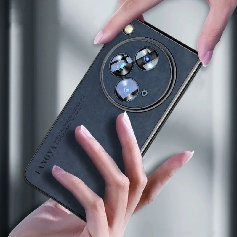 Новый стиль для OPPO Find N3 чехол роскошная кожаная силиконовая защитная полная