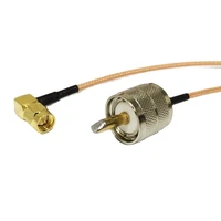 new sma male right angle 90 degree switch uhf male pl259 cable rg316 15cm 6 adapter wholesale fast ship