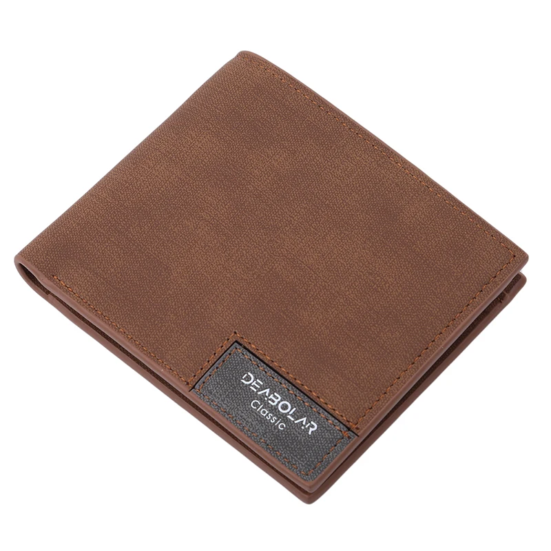 

Брендовый Винтажный Мужской кошелек, мужской тонкий держатель для карт и денег, кошельки для мужчин, тонкие высококачественные кожаные кош...