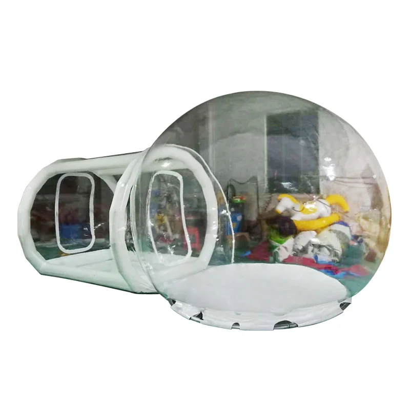 

Прозрачная надувная палатка для кемпинга с изображением звездного неба