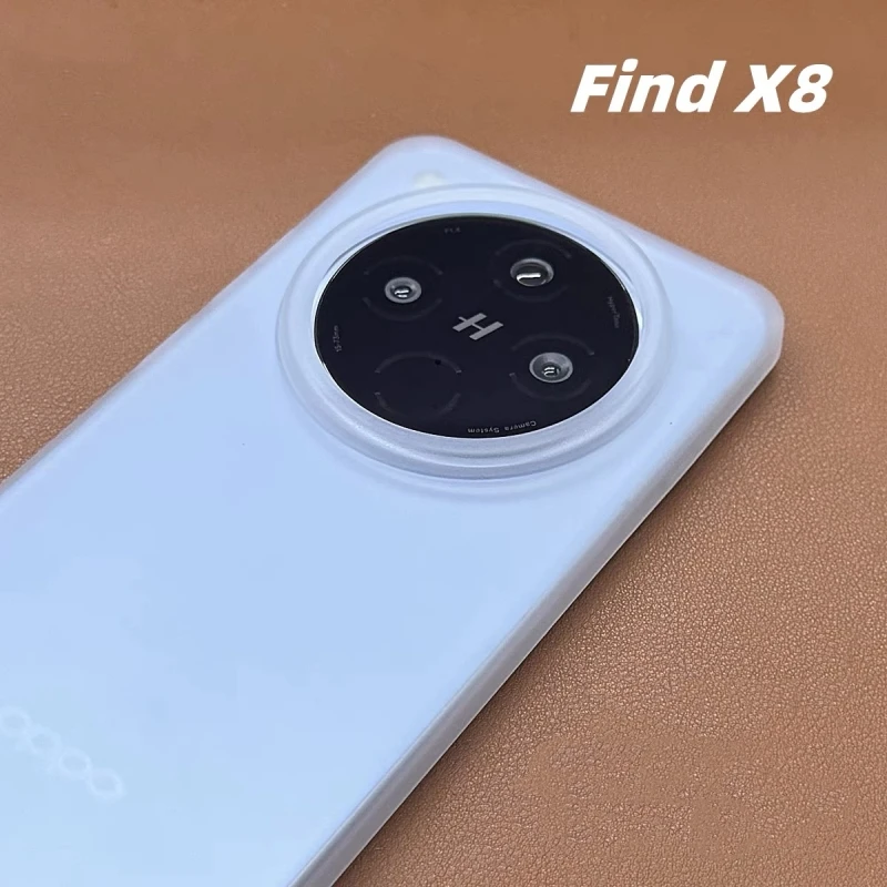 Тонкий чехол для Oppo Find X8 Pro X7 Ультра тонкий матовый прозрачный твердый PP