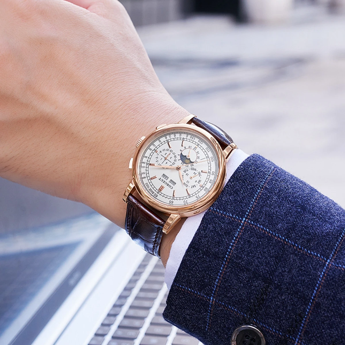 Часы наручные WatchBay Мужские автоматические люксовые брендовые