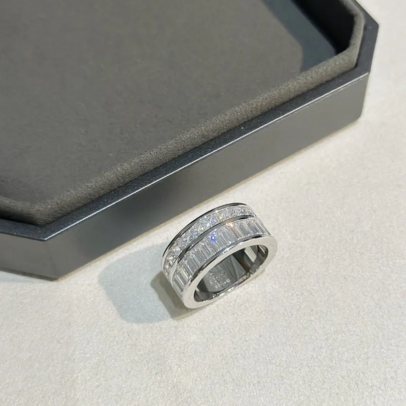 

French fashion luxury brand jewelry 925 Sterling Silver Couple Wedding ring Messik a rings