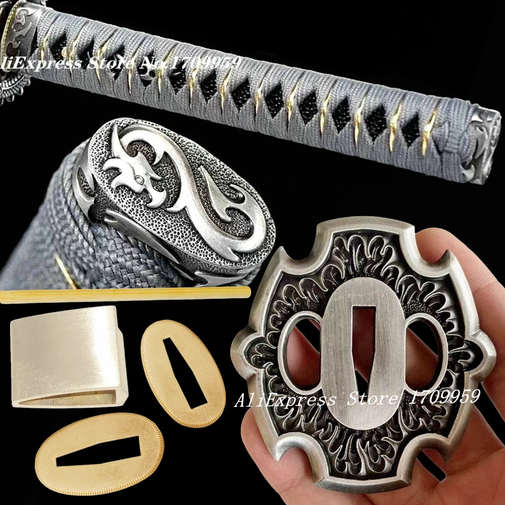 Качественная Катана Tsuka настоящий японский самурайский меч вакидзаси Набор