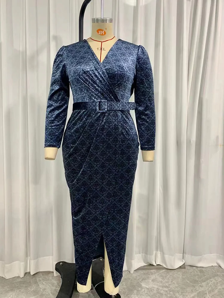 Рисунок 3 - Женское платье-макси с длинным рукавом