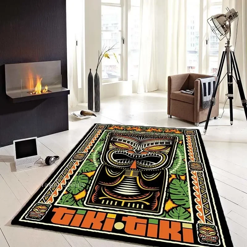 Гавайские Тики коврики для бара гавайский Стандартный ковер Aloha Летний Пляжный