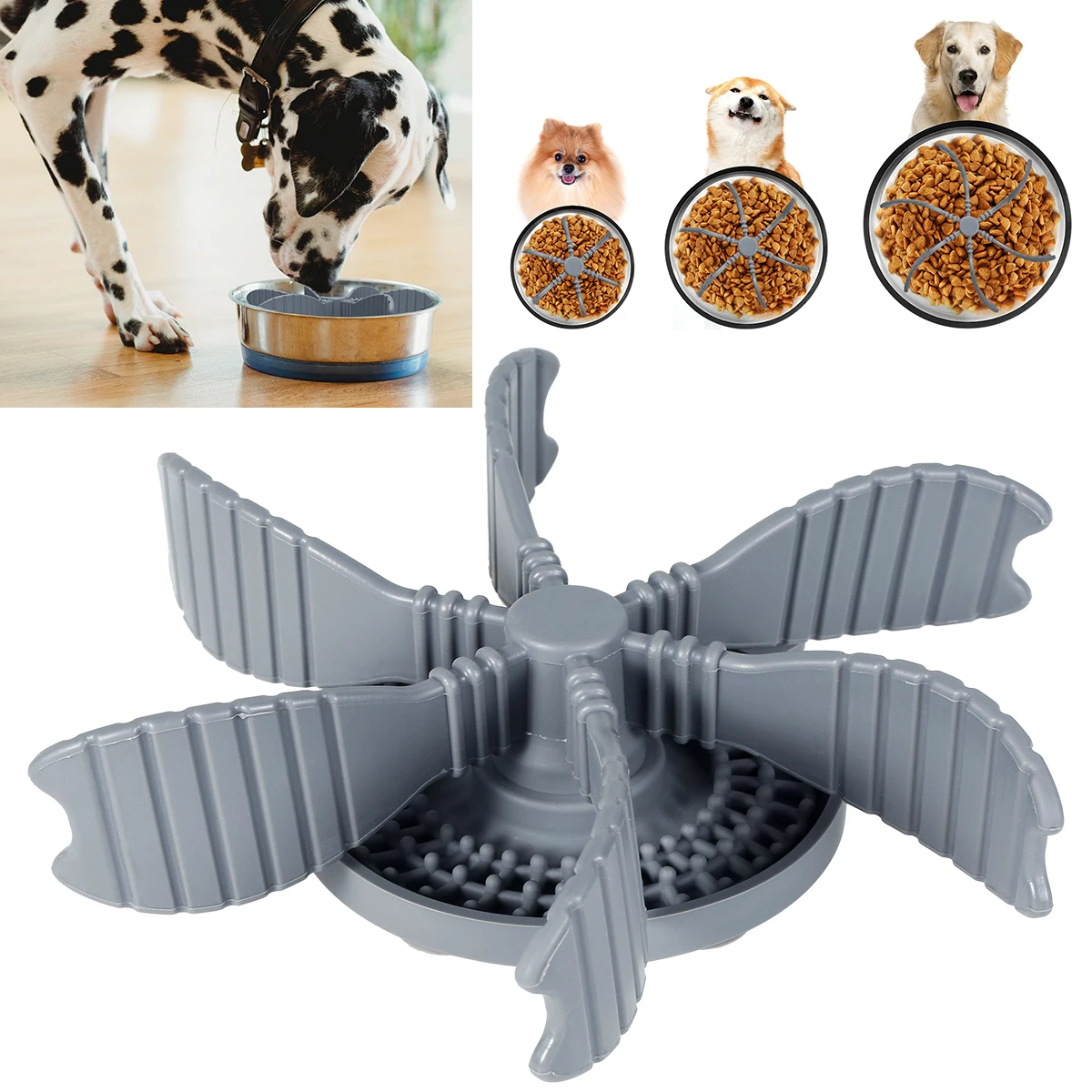 

Новая миска для собак с медленной подачей, силиконовая миска с медленной подачей, миска для собак, миска с медленной подачей, медленная режу...