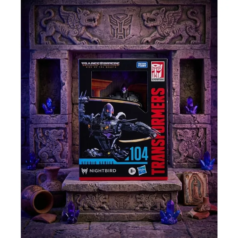 Фото В наличии: Трансформируемая игрушка-фигурка Studio Series SS104 NIGHTBIRD D-level Movie 7, коллекционная, подарок №4