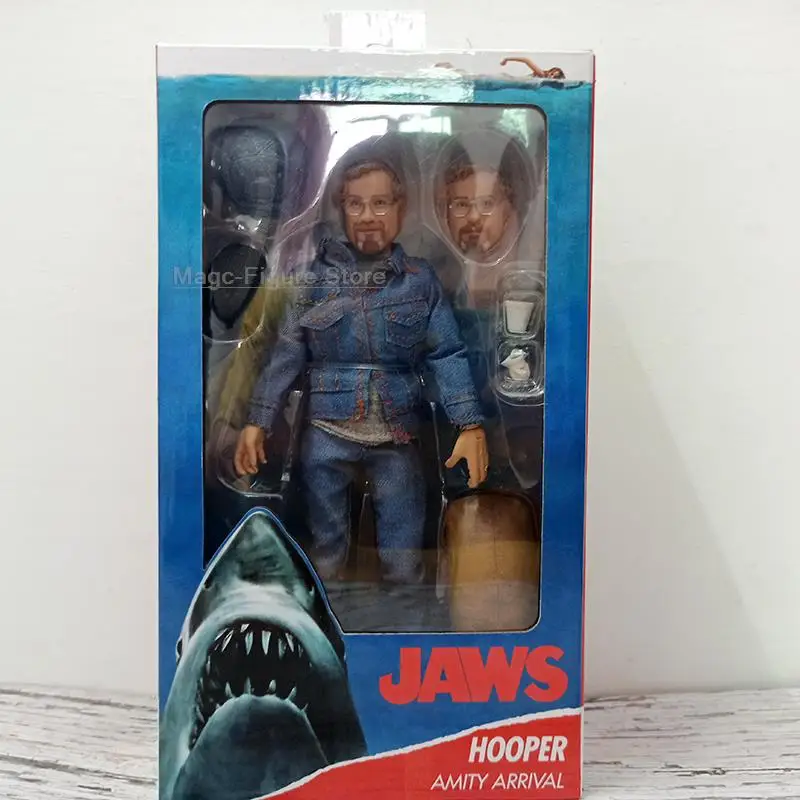 Фигурка NECA Jaws Matt Hooper фигурка одежды Toony Terrors челюсти и Quint модели акулы игрушка