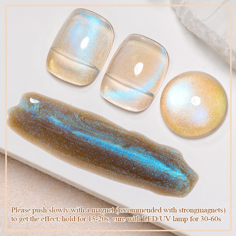 MEET ACROSS 9 Auroras Кот магнитный гель маникюрный костюм 7 мл полупостоянный лак