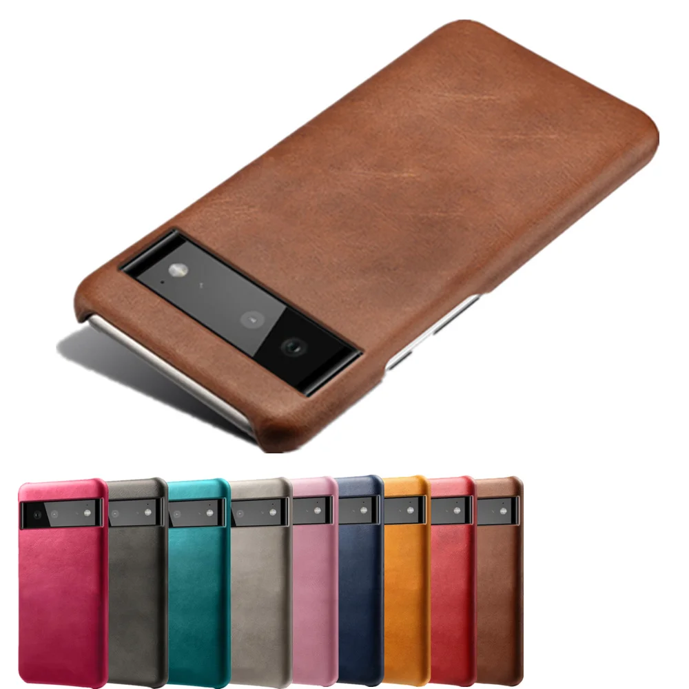 

For Google Pixel 6 Pro 6pro 4A 4 3 3A 2 XL Case Slim Vintage Synthetic Leather Cover For Google Pixel 6 4 4A 4G 5G 3A XL Pixel6