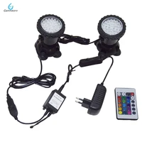 2 in 1 72 led remote control submersible underwater lamp spot light for garden fish tank pond fountain aquarium led light