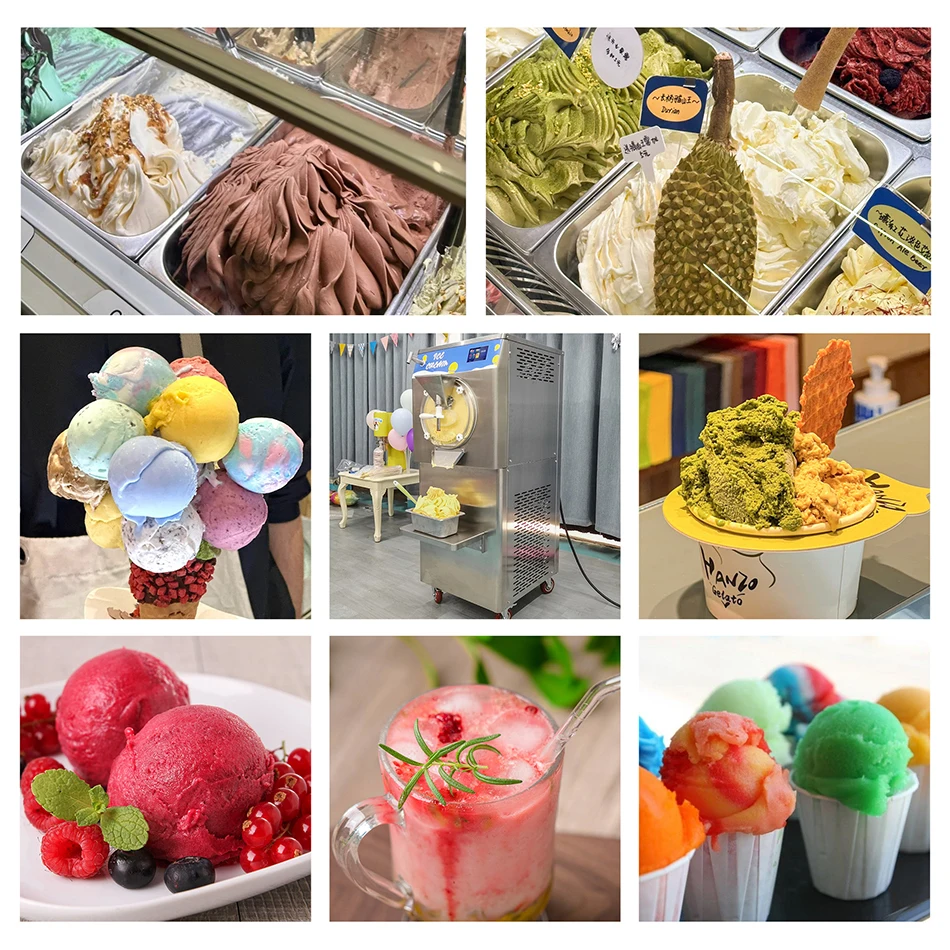 Фото Многоцелевая креативная машина для крема Glacee Softeis, коммерческая итальянская машина для мороженого с краном №5