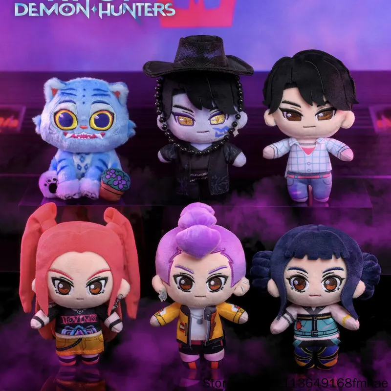 Фото Плюшевый кулон COSBI K-Pop Demon Hunters: коллекционная кукла-сюрприз в закрытой коробке, милый плюшевый сувенир для фанатов K-Pop, подарок на день рождения №2