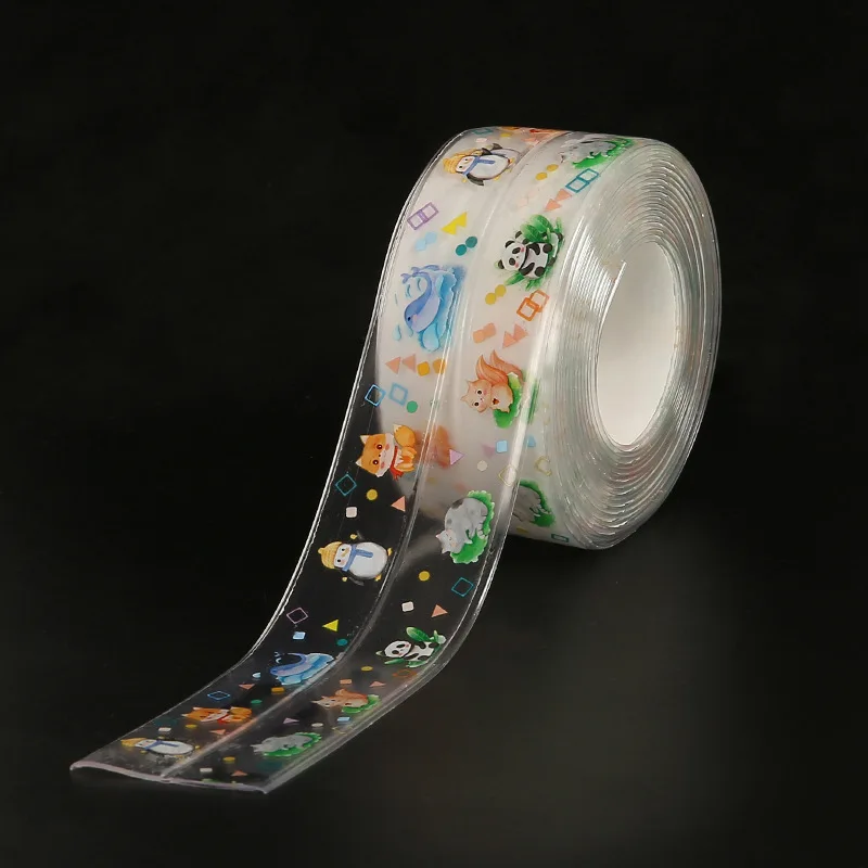 Новые прозрачные настенные наклейки с принтом против плесени красивая кухонная