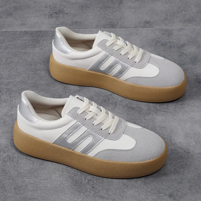 Кроссовки спортивные женские на толстой подошве повседневная обувь для