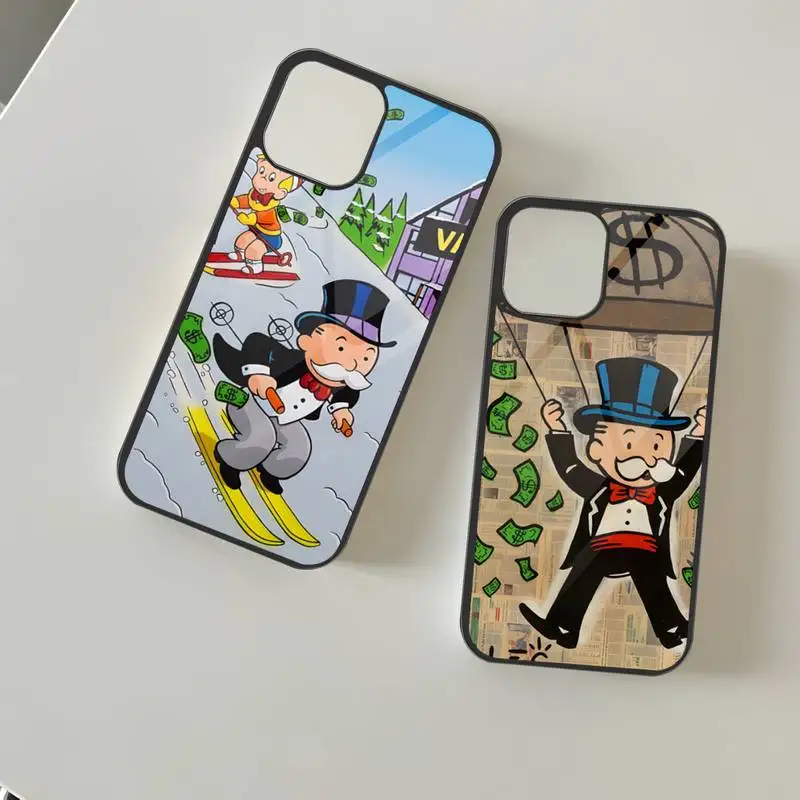

Dollar Alec Monopoly Phone Case PC+TPU Funda for Samsung Galaxy S20 S22 S21 S10 S30 Plus Ultra Note 10 Pro 20 Back Cover
