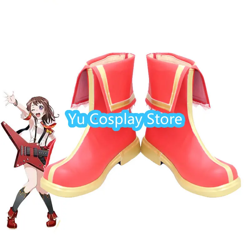 Обувь для косплея Toyama Kasumi аниме челка мечта косплей реквизит ПУ обувь Хэллоуин