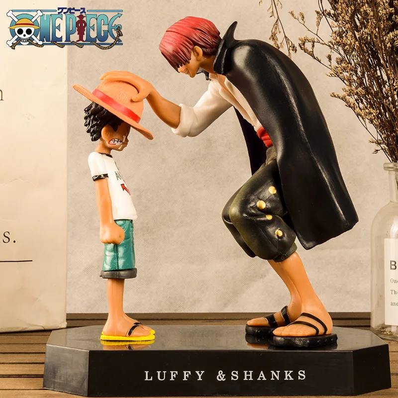 

One Piece Luffy Shunks Pvc Action Figures Toy 180mm One Piece Anime Monkey D Luffy Figurine Toys Doll