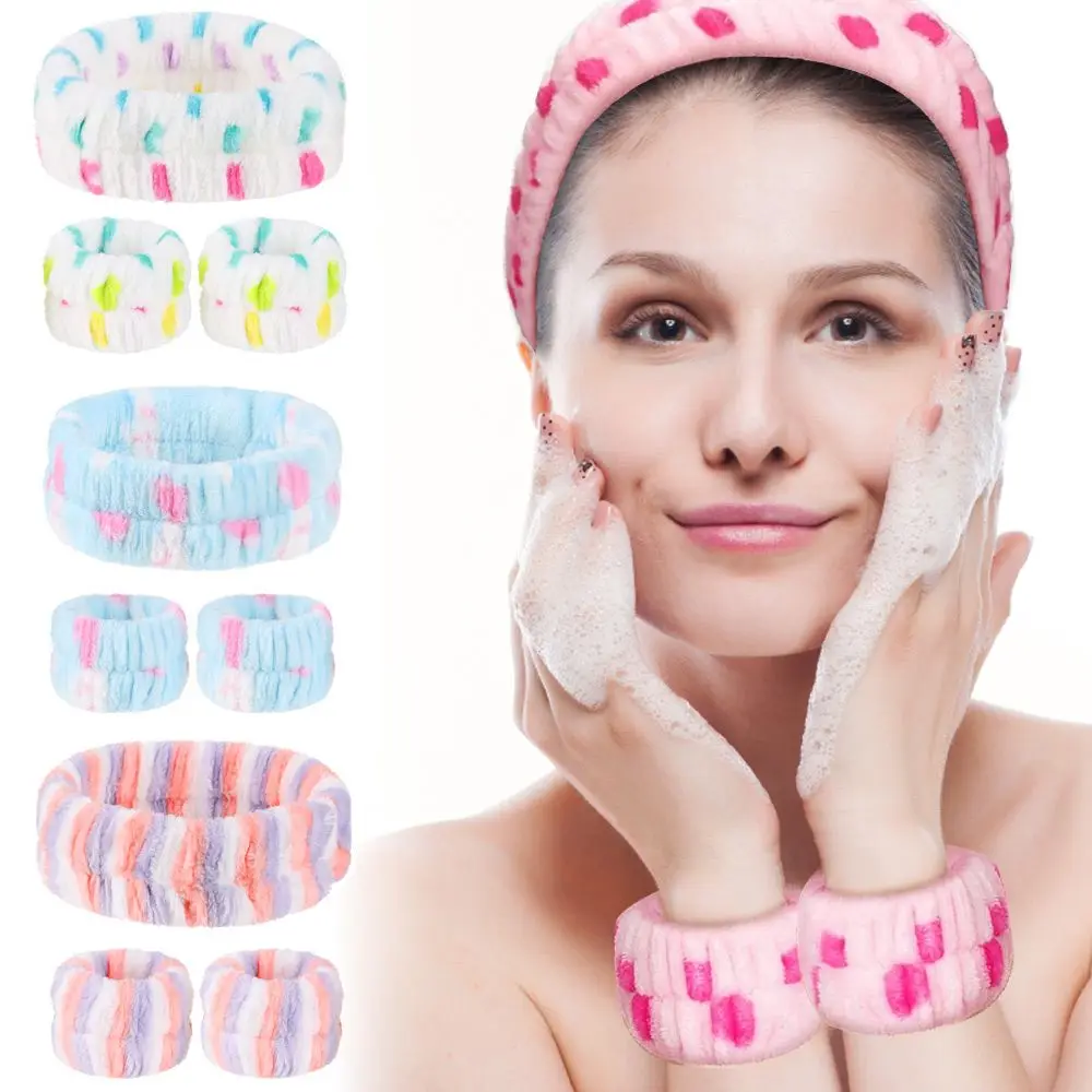 

Your Arms for Yoga Running Prevent Liquid from Spa Wrist Washband Yoga Headband Face Wash Wristbands for Washing Face