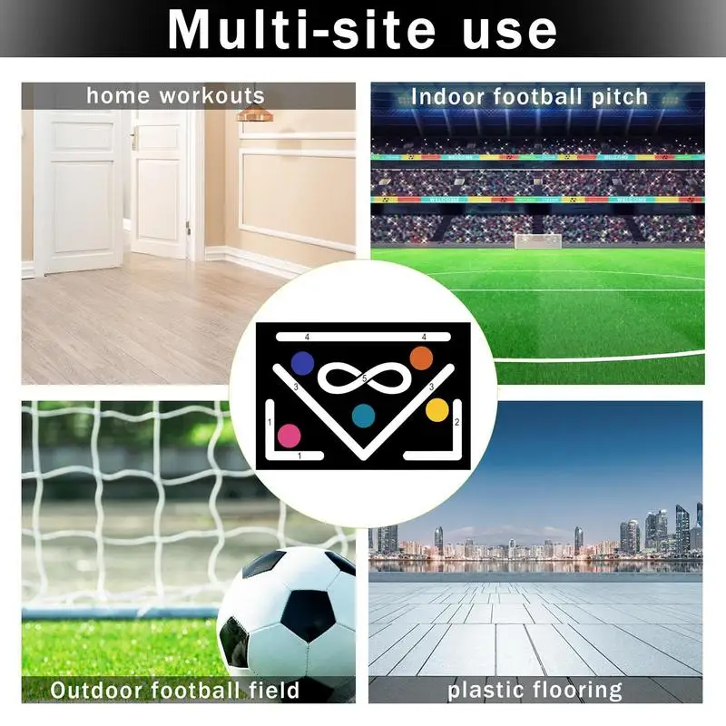 Нескользящий коврик для футбольных тренировок 60X90 см
