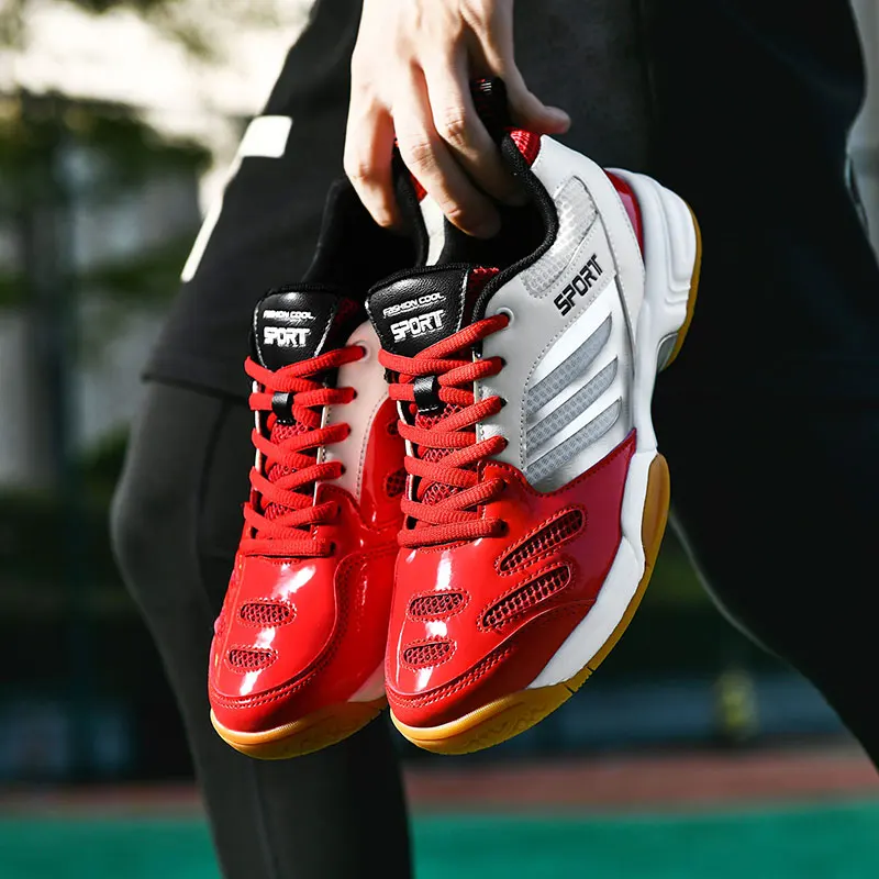 Hot Selling Tennis Shoes Comfortable Badminton Trainers Jogging Professional Tennis Shoes Training Shoes Large Size Non-Slip