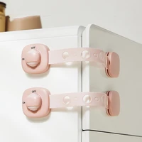 2pcs baby safety plastic cabinet lock baby protection safe locks for refrigerators cupboard security drawer latches