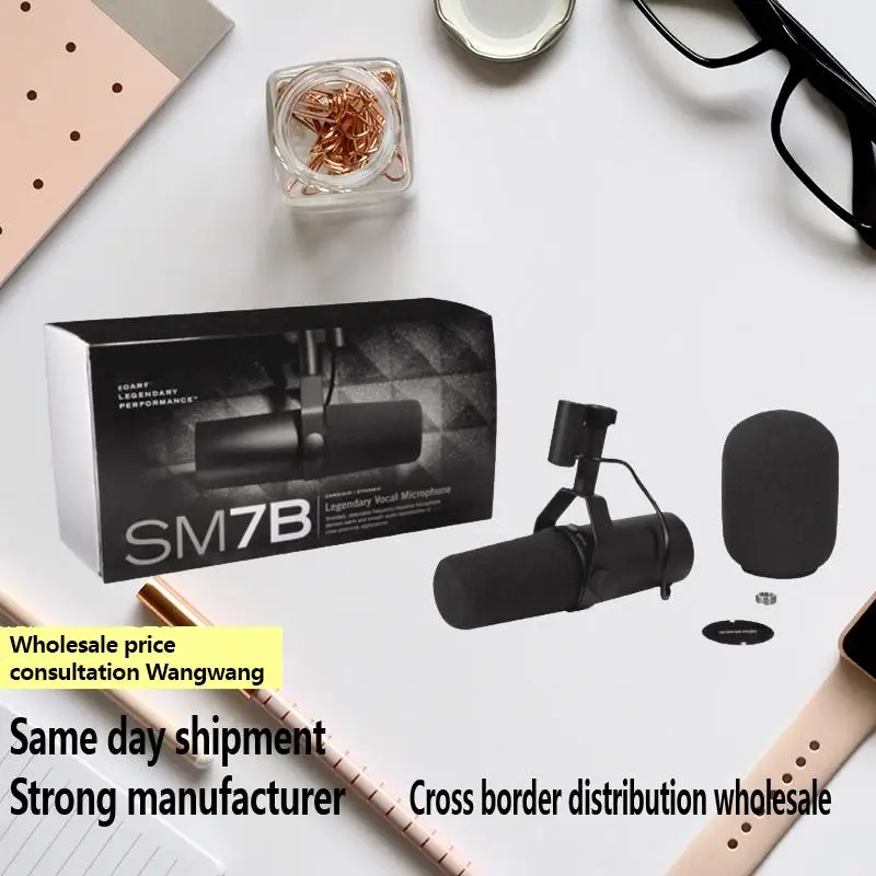 

Sm7b Wired Dynamic Microphone For Recording Hosting Singing Dubbing Tiktok Live Streaming And Professional Broadcasting