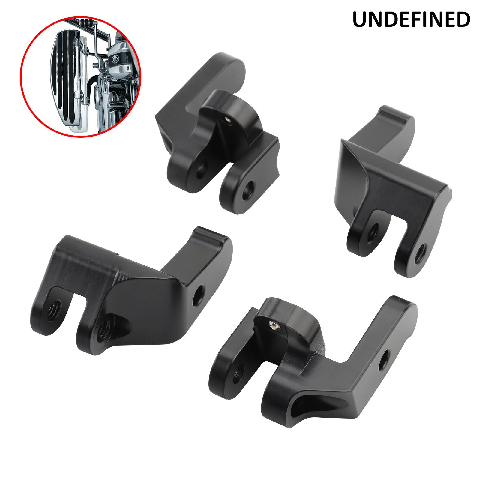 

Motorcycle Black Driver Floorboard Relocation Brackets Kit For Harley Touring Road Electra Street Glide Road King Trike 97-2016