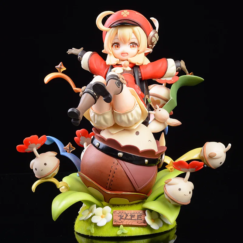 

Фигурка ударного действия Genshin 18 см, кавайные Рыцари Klee Spark Knight, ПВХ модель куклы, периферийные маленькие фигурки манга, аниме, Подарочная игрушка