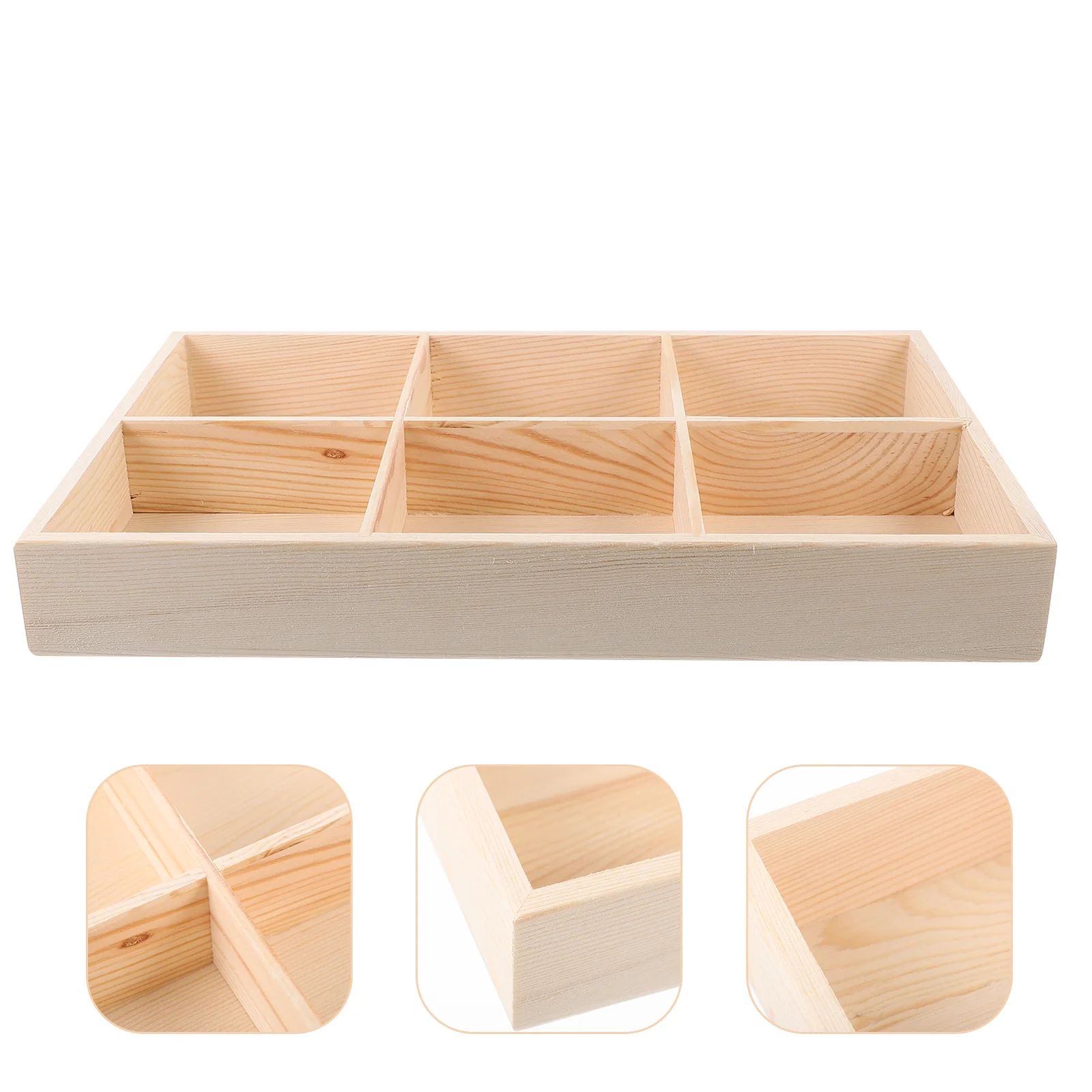 

Tea Storage Bag Organizer Cabinet Holder Bags Drawer Kitchen Countertop Wood Small Containers Coffee