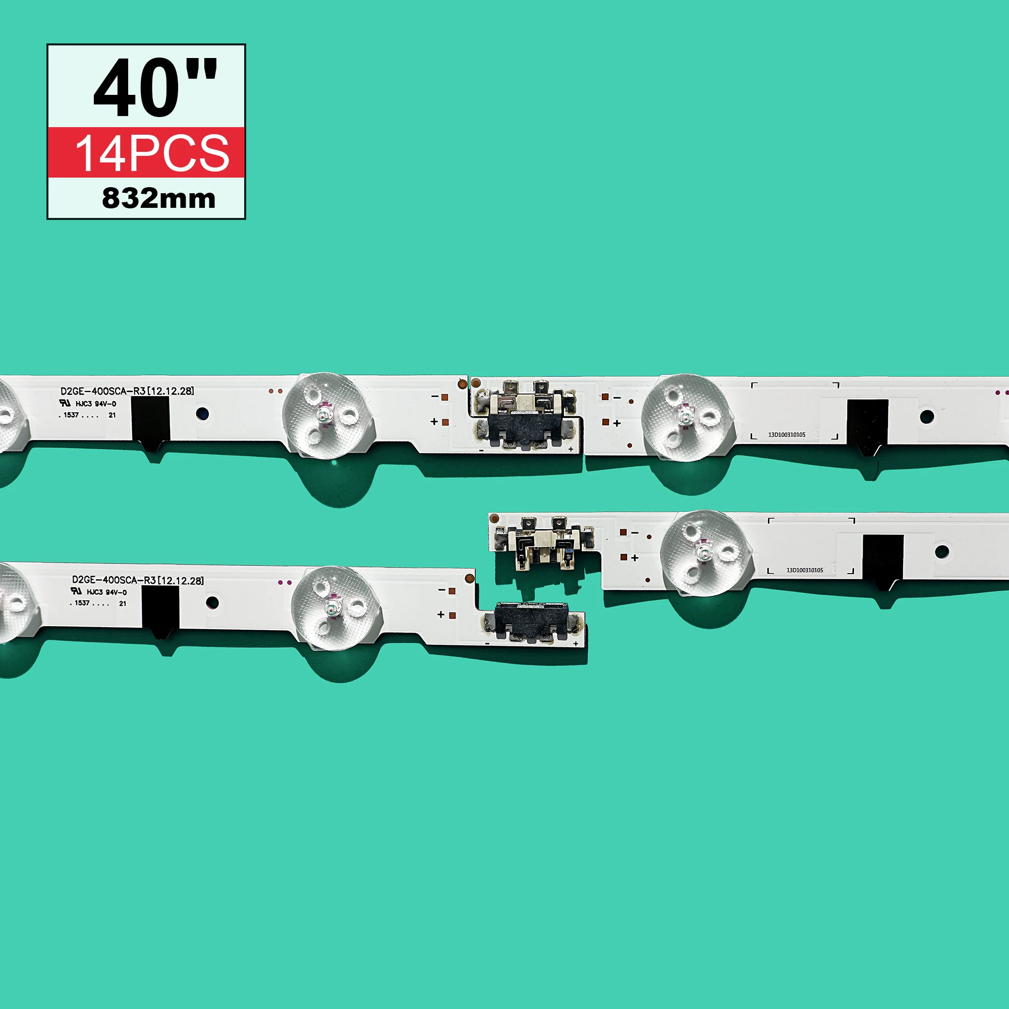 832 мм 13 светодиодный ная Задняя лента для Sam Sung 40 &quotTV D2GE-400SCA-R3 UA40F5500 2013SVS40F UE40F6400