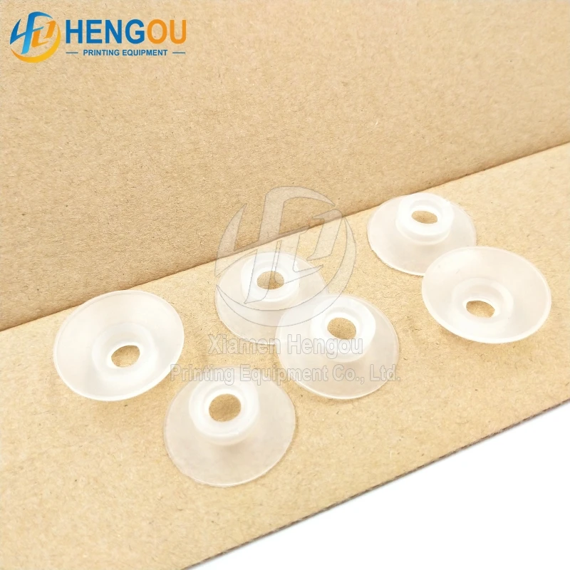 

100 шт., белая резиновая присоска 22x6x7 мм