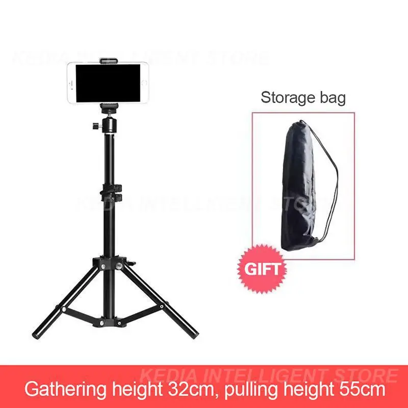 

26cm/20cm Camera Photo Circle Light Ring Dimmable LED Selfie USB Lumiere For Makeup Video Studio Light With Tripod Stand