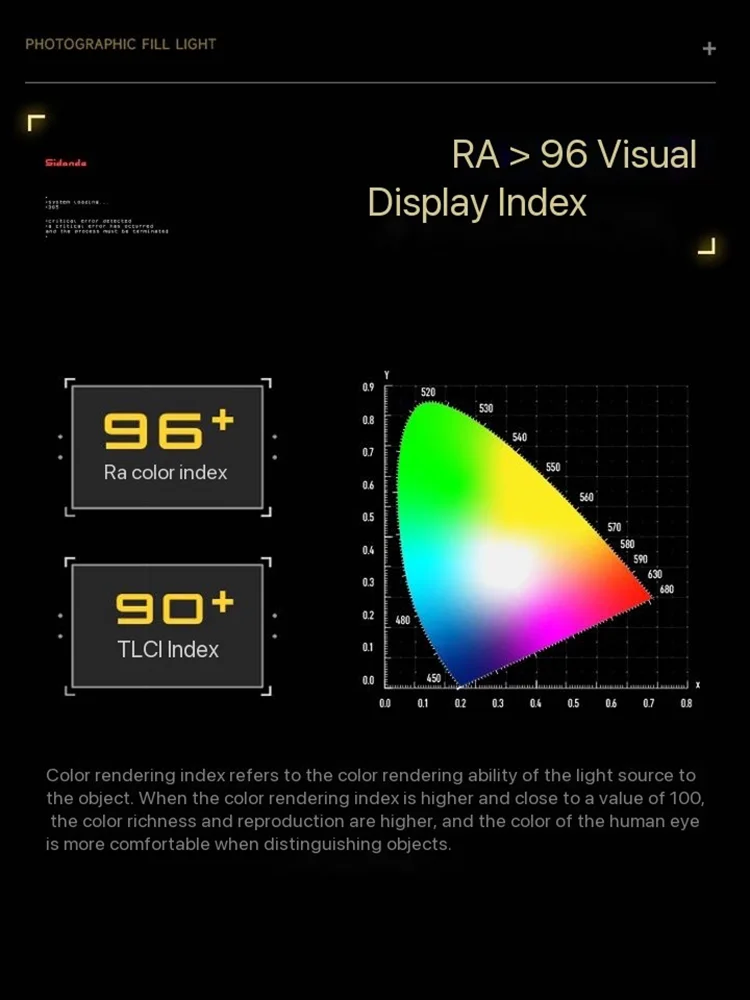 SIDANDE лампа на закате двухцветная RGB портативная для фотосъемки в помещении