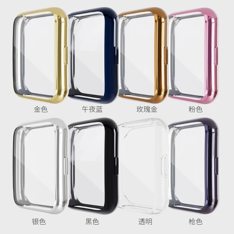 Позолоченный чехол для Huawei Watch fit 2 умных часов аксессуары бампер из ТПУ