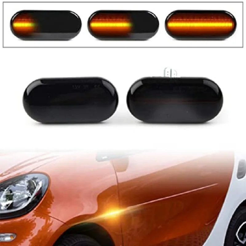 

kayueli LED Side Marker Turn Signal Light For Renault CLIO 1 2 ESPACE KANGOO Rapid LAGUNA MEGANE TWINGO MASTER Fender Lamp