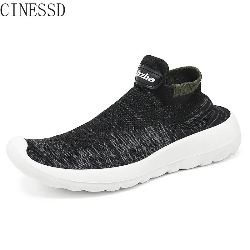

Men's Shoes 2022 New Men's Shoes Breathable Couple Mesh Sneakers Soft Bottom Sock Shoes