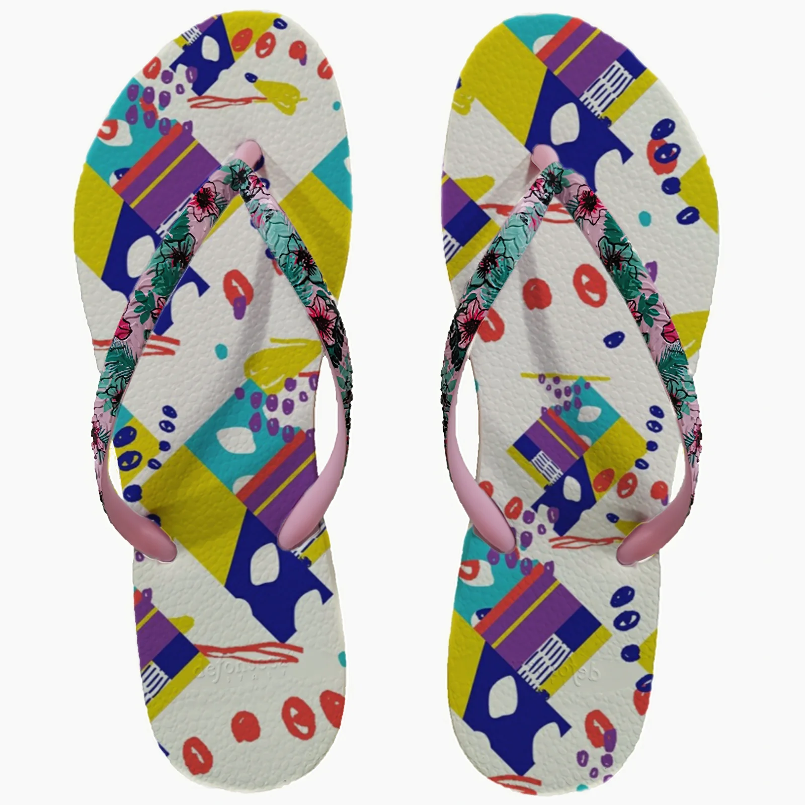 Сандалии пляжные женские летние шлепанцы на нескользящей подошве из ЭВА