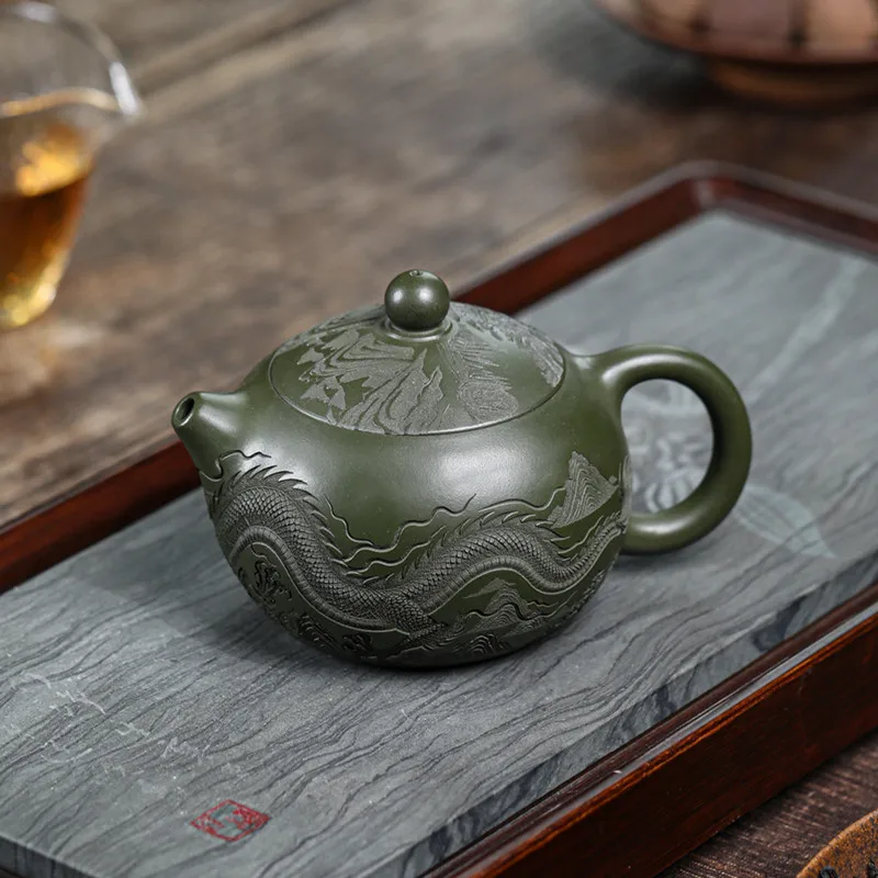 

Фиолетовый глиняный чайник BRTRINBSY TEA 280 мл