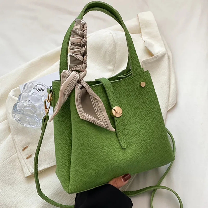 

Summer New Brand Shoulder Bags for Women Pu Leather Crossbody Women's Bag 2022 Small Flap Ribbons Casual Female Handbags