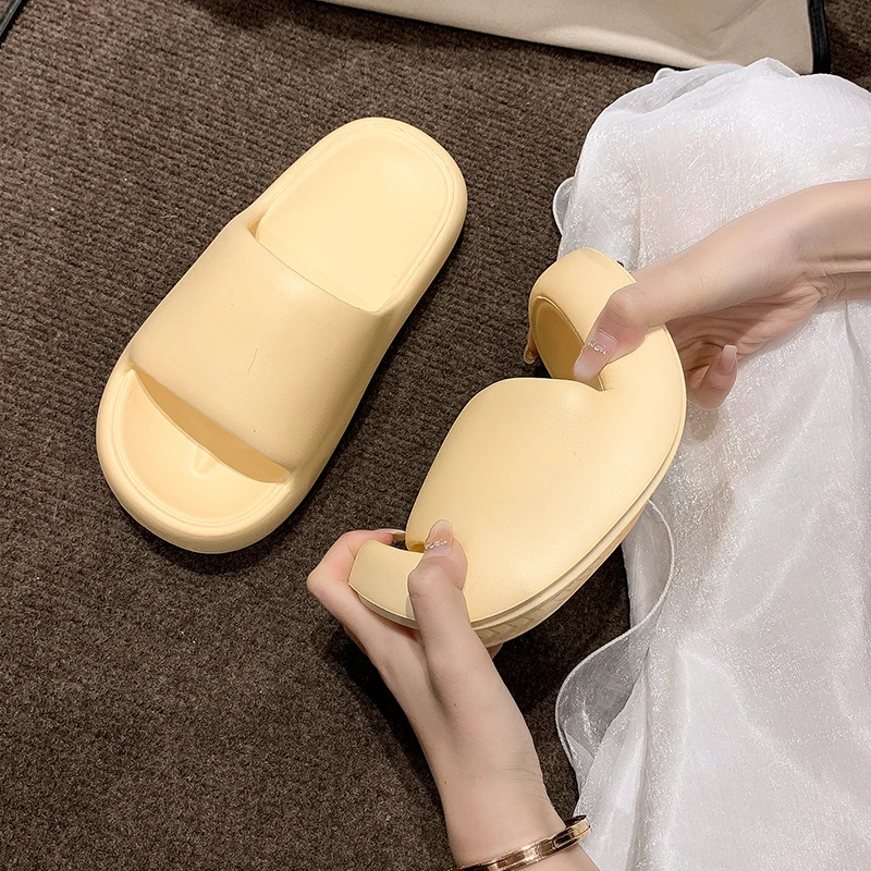 Новые мягкие тапочки из ЭВА в форме облака для дома и улицы женская обувь унисекс