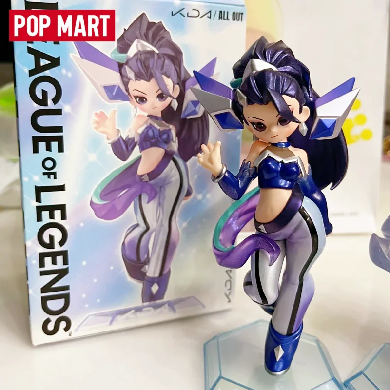 Фото POP MART Blind Box Mystery Box League Of Legends KDA All Out Series: Аниме-фигурки, украшения для рабочего стола, коллекционные подарки №1