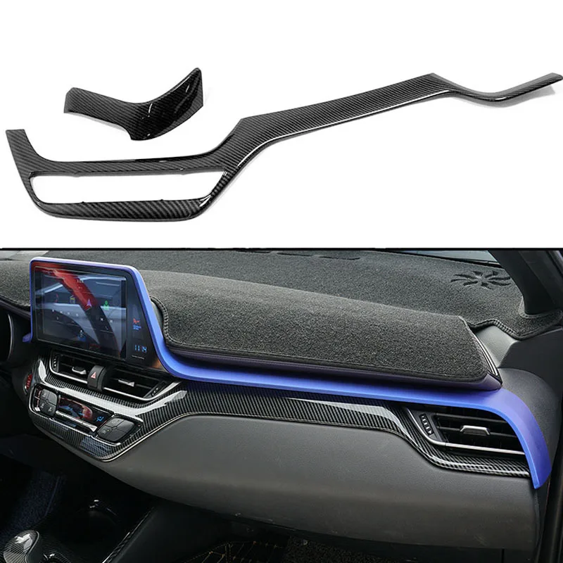 

For Toyota C-HR CHR 2016 2017 2018 ABS Chrome Center Console Dashboard Panel Decoration Cover Trim Car Styling Accessories