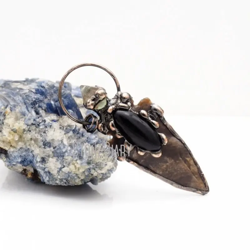 

Припаянная кремневая фотоэлементная пайка PM42641, украшения с античным медным покрытием