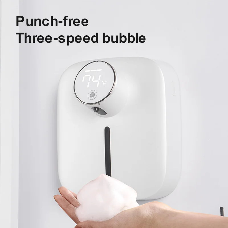 

X101 Induction Smart Soap Dispenser Waterproof USB Rechargeable Wall-Mounted Small Foam Washing Phone