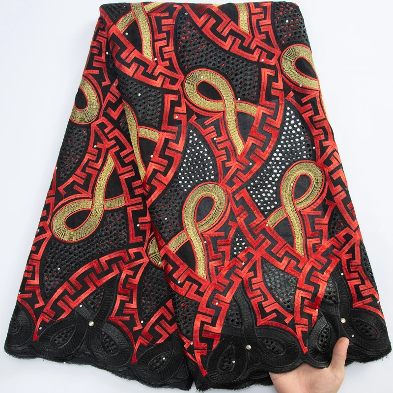 

African Swiss Voile Cotton Lace Fabric In Switzerland 2023 High Quality Nigerian Dry Lace Fabric For Party Wedding Dress Y3182